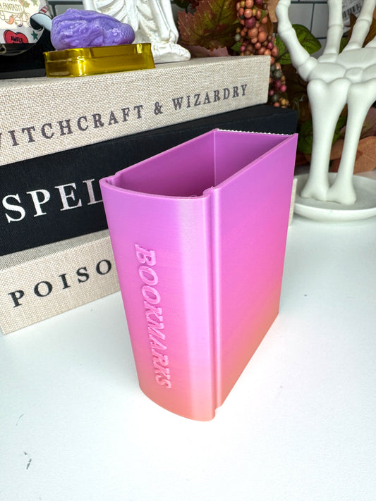 Book Shaped Bookmark Storage Pot