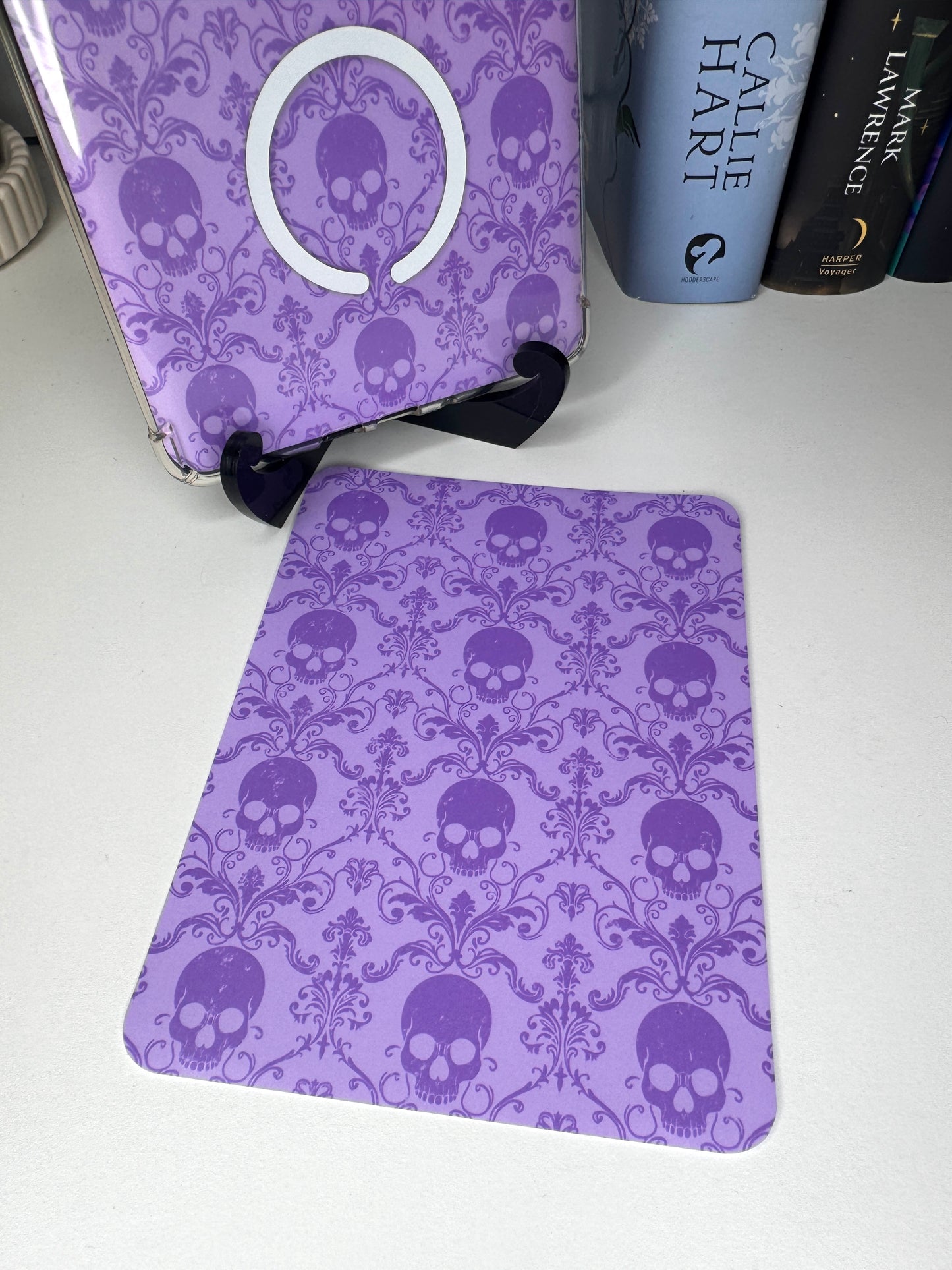 Purple Baroque Skull Kindle Insert