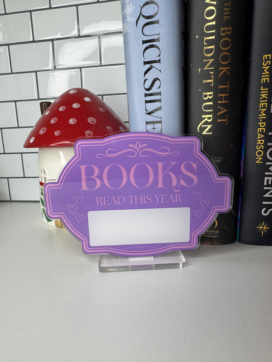 Books Read This Year Book Shelf Decor