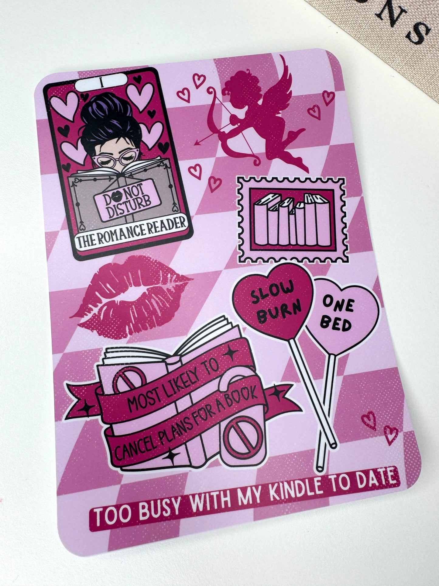 Romance Reader Kindle Insert