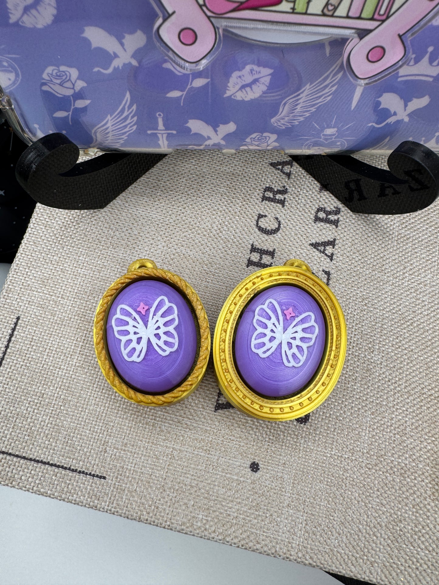 FAIRY WING TACTILE FIDGET CLICKER