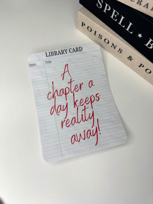 A Chapter a Day Kindle Insert