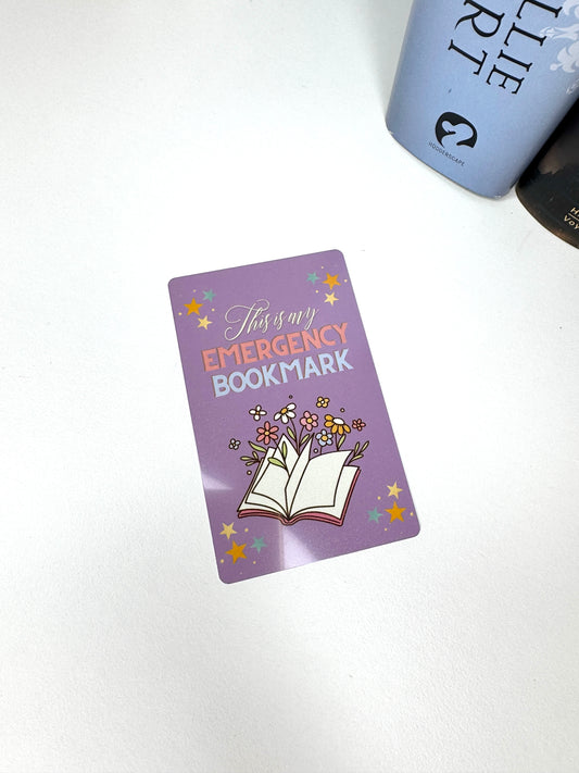 Emergency Bookmark Mini Metal Bookmark
