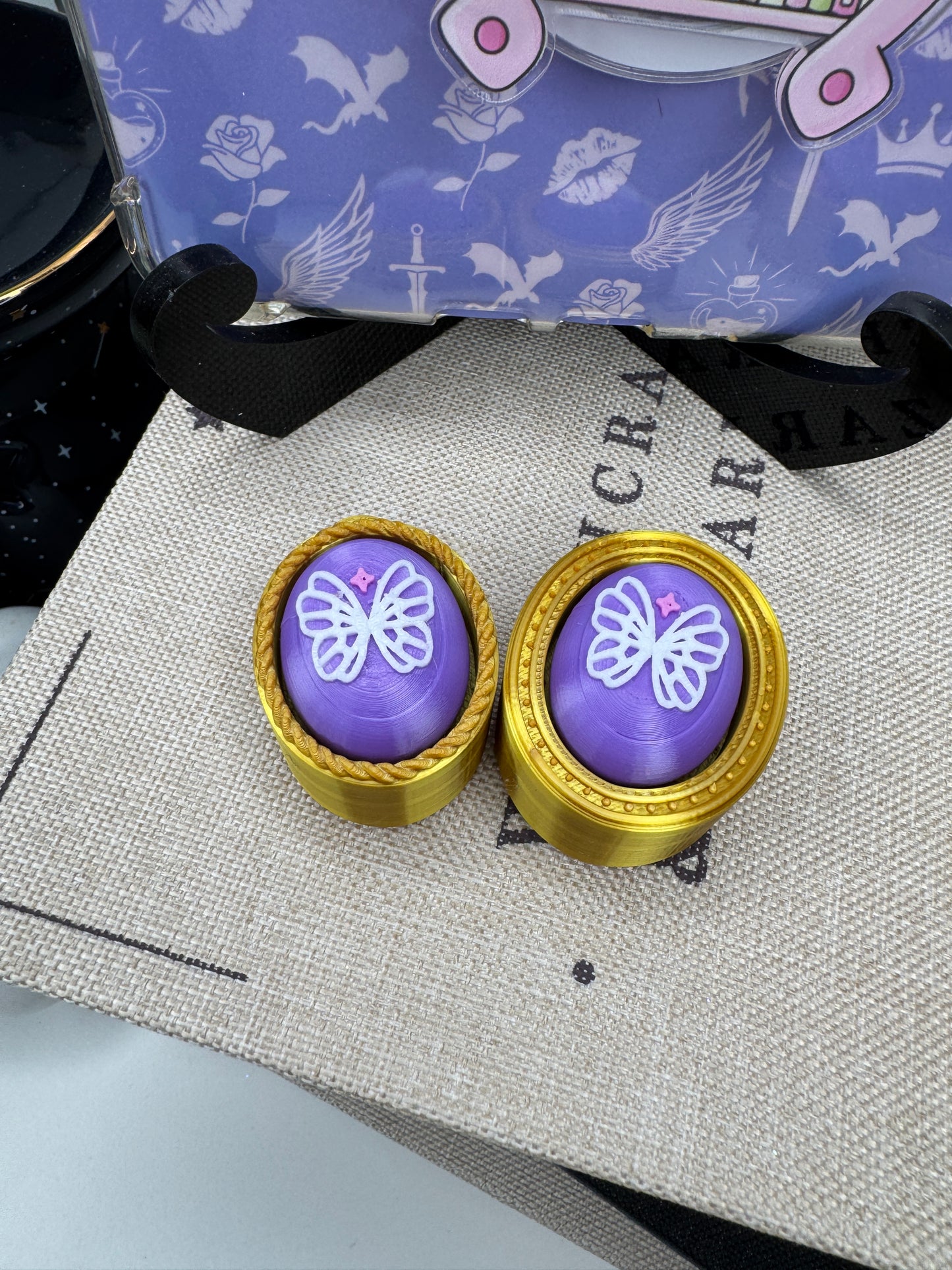 FAIRY WING TACTILE FIDGET CLICKER