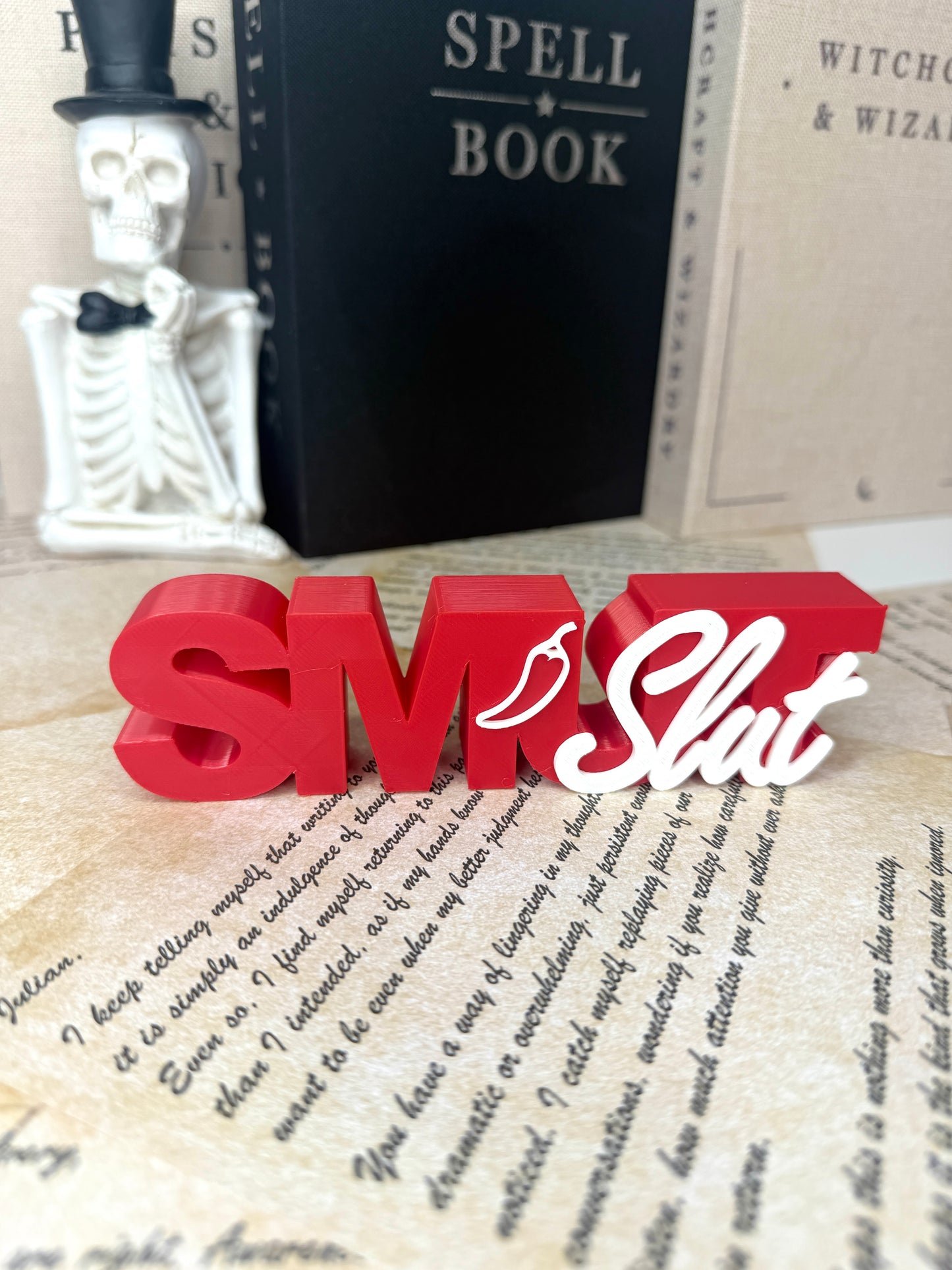 SMUT SL*T SHELF DECOR SIGN