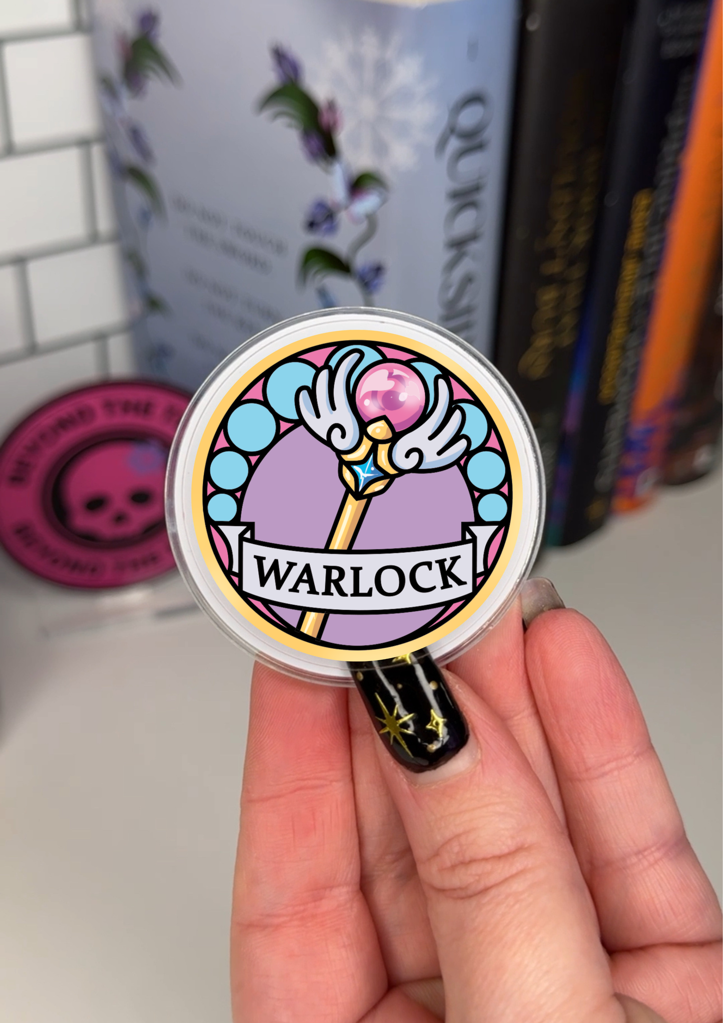 Warlock Dnd Class eReader Grip