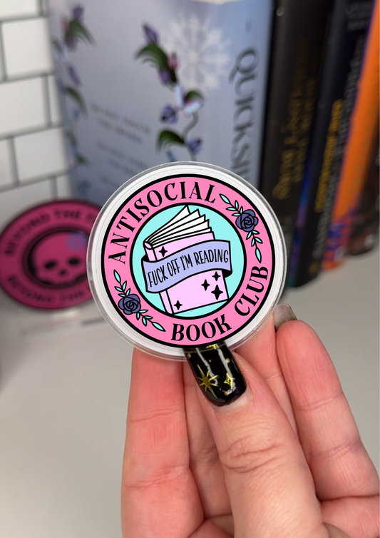 Antisocial Book Club eReader Grip