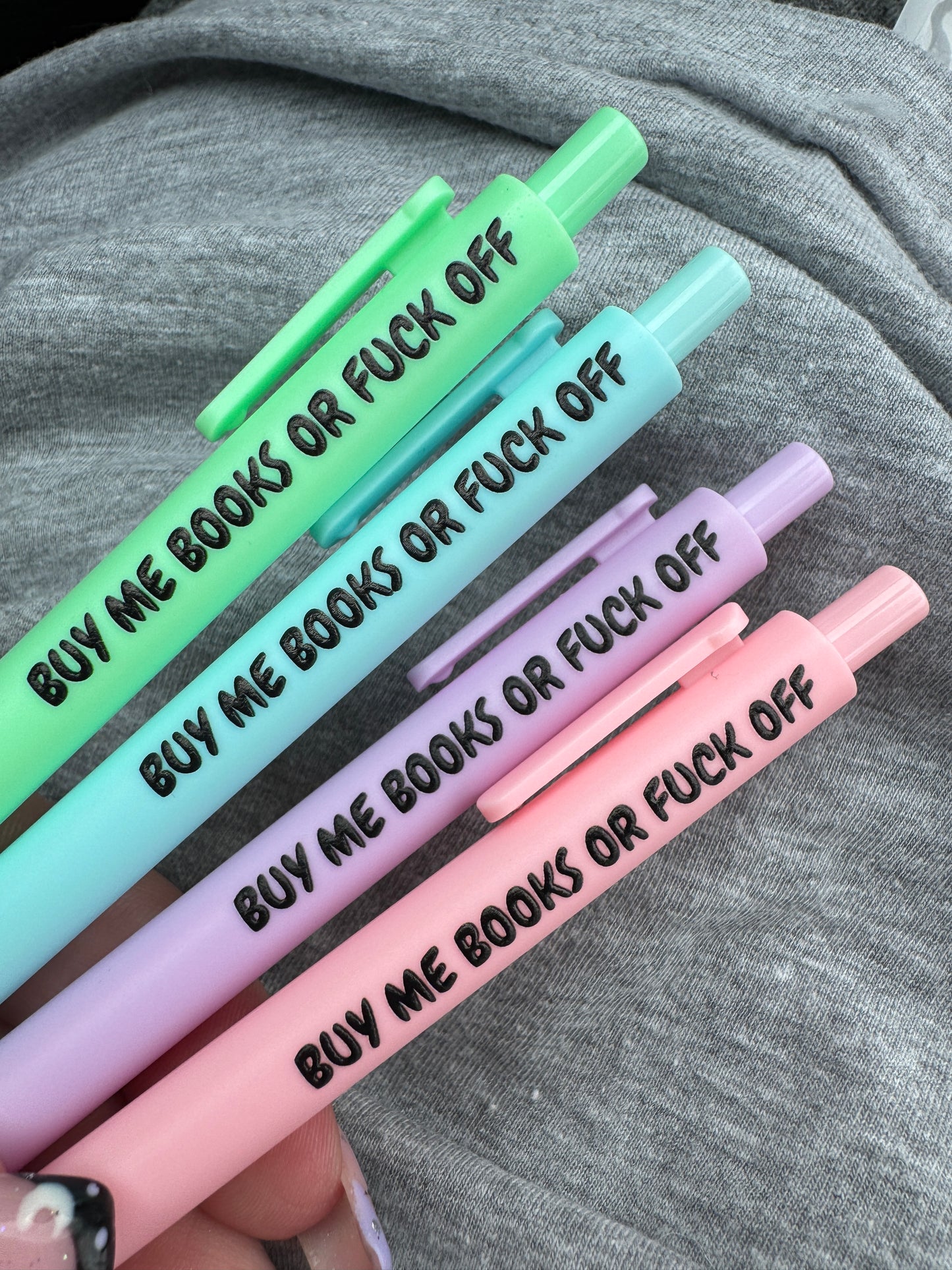 "Buy Me Books or F*ck off" Rollerball Pen