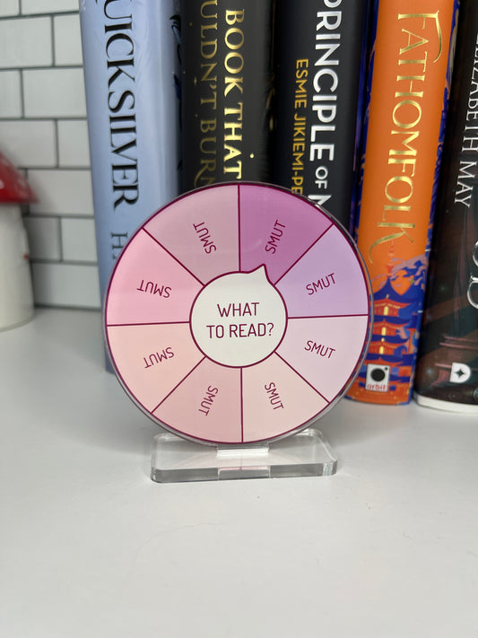 Smut Wheel Book Shelf Decor