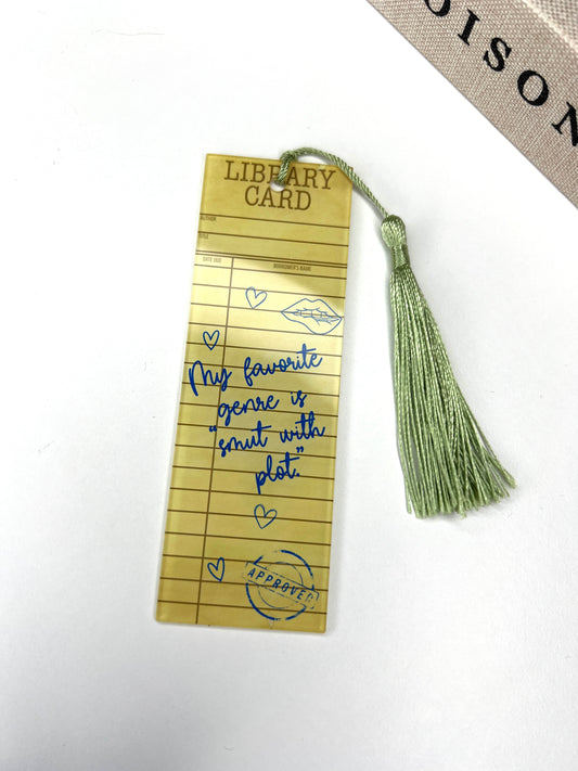 My Favourite Genre is 'Smut with Plot' Bookmark