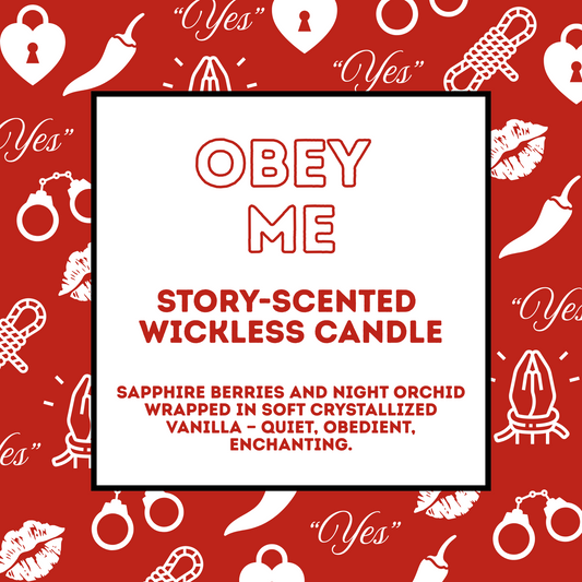 Obey Me - Story Scented Wickless Candle - 200g