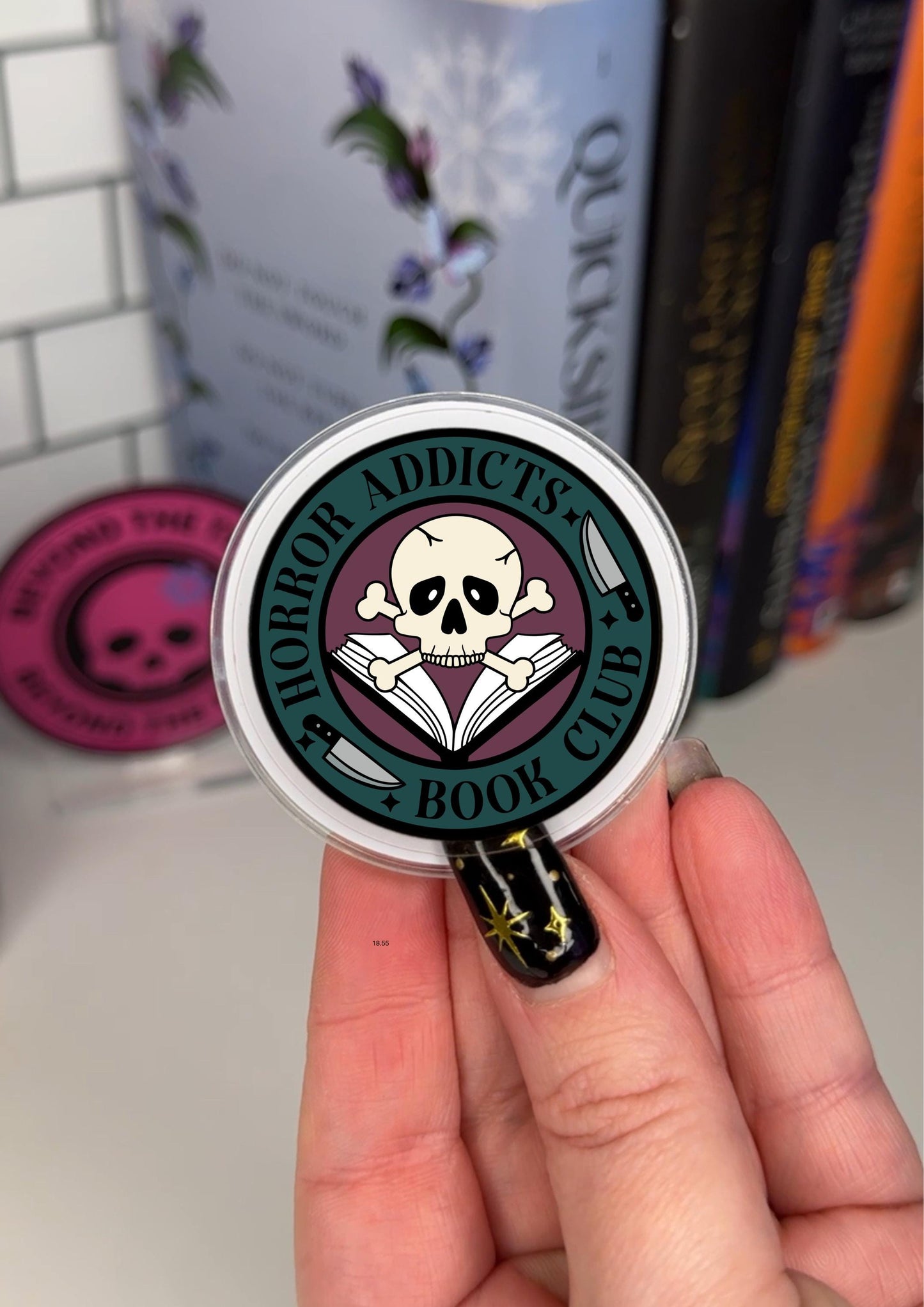 Horror Addicts Book Club eReader Grip