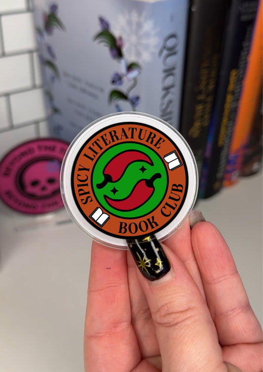 Spicy Literature Book Club eReader Grip