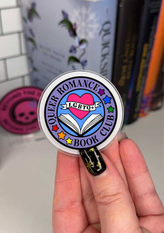 Queer Romance Book Club eReader Grip